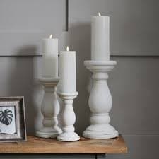 White Ceramic Candle
